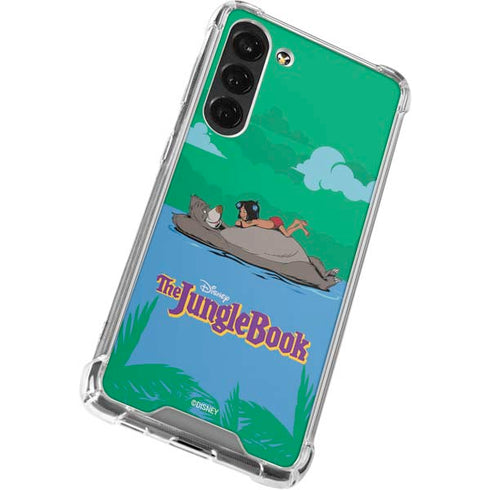 Disney Jungle Book Mogli and Baloo Swim Galaxy S24 FE Clear Case